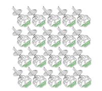 BAZEITFLOW Lot de 20 Poignées de Tiroir Vintage en Métal avec Anneaux Ajourés Forme Arbre de Vie Mini Poignées Décoratives 5 CM pour Boîtes à Bijoux et Meubles pour Tiroirs en Bois