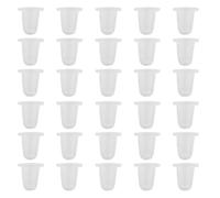 BAZEITFLOW Lot de 200 Gobelets d'Encre en Silicone Souple Grosse Taille Capsules d'Encre pour Tatouages Bouchons d'Encre Multifonctionnels Adaptés aux Salons de Tatouage et Soins