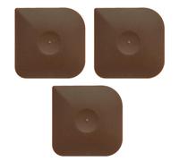 BAZEITFLOW Lot de 3 Grattoirs Cuisine en PC Résistants pour Poêles à Griller et Fonte, Outils Multifonctions pour Nettoyage et Découpe, Adaptés à L’entretien Quotidien des Casseroles et Woks