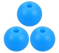 BAZEITFLOW Lot de 3 Supports de Diapason en Silicone Bleu, Pieds Universels pour Diapasons, Accessoires de Remplacement Compacts pour Instruments de Musique, Yoga et Usage Domestique