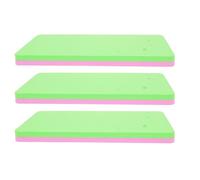 BAZEITFLOW Lot de 3 Tapis de Modelage en Éponge Verte et Rose pour Fondant Support Antidérapant Résistant Haute Température Outil Polyvalent pour Décoration et Séchage de Fleurs en