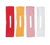 BAZEITFLOW Lot de 4 Bandeaux Torsadés pour Femmes Créatrice de Chignons en Polyester, Solide et Fixes, Accessoires Mode pour Sorties et Mariages