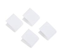 BAZEITFLOW Lot de 4 Boutons de Variateur Mural Blancs en Plastique Résistant, Cadran de Gradation Compatible avec Skyl, Réglage de L’intensité Lumineuse et Contrôle Ventilateur pour Maison