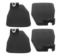 BAZEITFLOW Lot de 4 Repose-Pieds Légers en ABS pour Fauteuil Roulant, Surface Élargie pour Stabilité Accrue, Accessoires Universels pour Fauteuils Roulants Électriques et Manuels, Usage