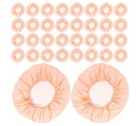 BAZEITFLOW Lot de 50 Plaques de Recouvrement en Plastique Orange pour Détecteur de Fumée, Protection Anti-poussière Multifonctionnelle pour Alarme Incendie à Domicile et Chantier