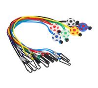 BAZEITFLOW Lot de 6 Cordons Réglables pour Masque Garçon et Filles, Lanières Coupe-vent Colorées Motifs Animés, Porte-masque Pratique pour L’école et Activités de Plein Air, Maintien Sûr