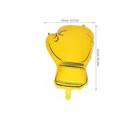 BAZEITFLOW Lot De 8 Ballons Sur Le Thème De La Boxe Décorations De Fête Sur Le Thème Du Catch Centre De Table Pour Une Fête