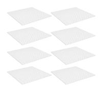 BAZEITFLOW Lot de 8 Plaques de Séparation en Plastique Blanc 29,5 Cm pour Aquarium Grille Fine, Support de Filtre de Fond pour Filtration Optimale et Reproduction, Séparateur pour Réservoir
