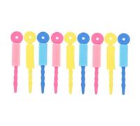BAZEITFLOW Lot de 9 Bigoudis en Éponge Doux Taille Petite pour Bouclage sans Chaleur, Adaptés Cheveux Longs et Courts, pour Sommeil et Coiffure Quotidienne