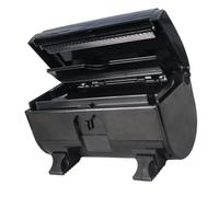 BAZEITFLOW Machine à Couper le Papier Aluminium Boîte de Rangement Automatique, Lame en Acier Inoxydable, Accessoire pour Salon de Coiffure, Équipement Professionnel pour Nail Art