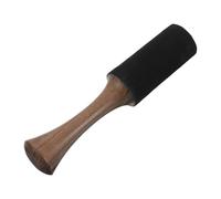 BAZEITFLOW Maillet en Bois avec Manche en Velours pour Bol Chantant Tibétain, Sons Harmonieux et Résonnants, Accessoire Artisanal pour Contemplation et Relaxation