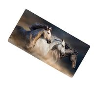 BAZEITFLOW Main Bureau Garçon et Filles Tapis de Souris Cuir Grosse Taille Antidérapant Protection de Table pour Bureau et École