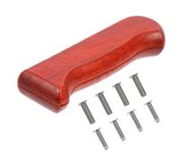 BAZEITFLOW Manche Couteau Bois Ergonomique Résistant avec Grip Confortable Poignée de Rechange pour Couteaux de Cuisine Installation Facile