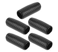 BAZEITFLOW Manchon en Caoutchouc Noir pour Archet de Violon et Violoncelle, Lot de 5 Pièces, Améliore la Stabilité de Performance, Design Ajusté pour Pratique et Concert