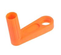 BAZEITFLOW Manivelle De Dévidoir De Tuyau D'arrosage Orange, Poignée De Chariot pour Enrouleur, Accessoire Jardin pour Récupération Facile du Tuyau, Plastique Dur Robuste, Remplacement Compatible