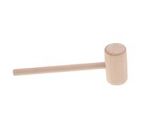 BAZEITFLOW Marteau de Hêtre pour Bricolage Équilibré pour Travail Du Cuir et Sculpture Outil Polyvalent pour Projets Artisanaux et Menuiserie