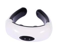 BAZEITFLOW Masseur Cervical Intelligent Électromagnétique Rechargeable pour Cou et Épaules Appareil de Soins Portatif pour Soulagement Musculaire et Détente Au Bureau Voiture Maison