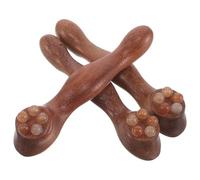 BAZEITFLOW Masseur Oculaire en Bois de Santal 3pcs Léger Stimulation Ciblée pour Usage Bureau ou Spa, Bâtonnet de Massage Facial et Stylo D'acupuncture