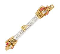 BAZEITFLOW Mezouzah Métallique Rouge Religieux avec Parchemin Bénit pour Porte Latérale Ornement Décoratif et Cadeau Commémoratif pour Perte de