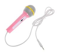 BAZEITFLOW Microphone De Piano Électronique pour Enfants Microphone Amplificateur pour Enfants Micro Simulé en Plastique Jouets pour Bébés Filles du Parti De Filles Rose
