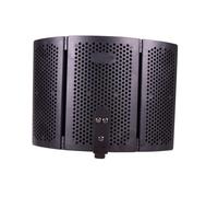 BAZEITFLOW Microphone Isolation Shield Vent Abs Pare Bruit Pratique pour Enregistrement Protection Souffle et Facile à Installer