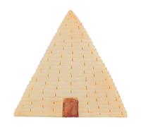 BAZEITFLOW Miniature Pyramide Égyptienne Résine Réaliste Modèle Décoratif Thème Ancienne Égypte pour Maison et Bureau Statue Artisanale pour Ornement de Bureau Cadeau Culturel