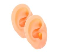 BAZEITFLOW Modèle Silicone Oreille Souple Flexible Gauche et Droite Simulation Réaliste pour Entraînement Perçage Bijoux Pratique Nettoyage Facile Usage Éducatif et Cosmétique