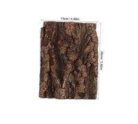 BAZEITFLOW Natural Cork Bark Climbing Wall Decor for Reptile Terrarium Textured Habitat Backdrop Enhancing Enclosure for Gecko Lizard Spider Turtle