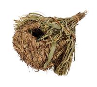 BAZEITFLOW nid d'oiseau en Paille Pendaison volet Accessoires Oiseaux lit d'oiseau Mousse Salon des Oiseaux nid de Tissage Maison