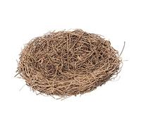 BAZEITFLOW Nid Oiseau Rotin Tressé Naturel Décoratif et Fait Main pour Jardin Maison et Bricolage Parfait pour Décorations de Pâques et Événements Thématiques