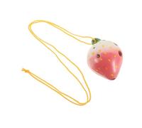 BAZEITFLOW Ocarina Forme de Fraise Clé Instrument à Vent pour Débutants et Garçon Fille Pratique et Facile à Jouer Couleur Aléatoire