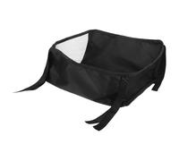 BAZEITFLOW Organisateur De Fond De Poussette Bébé Léger En Tissu Oxford Noir Petit Format 32x22x13 Pour Rangement Couches Tétine Sortie Garçon Et Filles Panier Inférieur