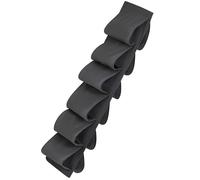 BAZEITFLOW Organisateur de Placard Suspendu Gris, 12 Poches Double Face Grand Volume, Rangement Multifonction pour Vêtements, Serviettes et Chaussures, pour Chambre et Dressing, Textile