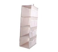 BAZEITFLOW Organiseur De Rangement Suspendu Gris Oxford pour Armoire Pochette De Rangement Pliable avec Capacité Spacieuse pour sous-vêtements Et Vêtements Robuste Et Gain De Place pour Dress