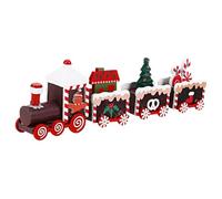 BAZEITFLOW Ornement Train de Noël Décoratif DIY pour Fête et Bureau Fournitures de Noël et Cadeau Garçon Fille