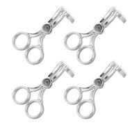 BAZEITFLOW Outil D’assistance pour Lentilles de Contact en Plastique Sûr - Kit 4 Pièces Pinces à Lentilles Invisibles et Bâtonnet Inséreur/retrieur - Accessoires Pratiques pour Usage