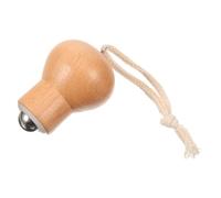 BAZEITFLOW Outil de Massage Visage en Bois Forme Ampoule Prise Confortable, Facile à Utiliser pour Soins Visage et Éliminer le Double Menton