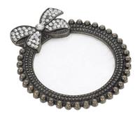 BAZEITFLOW Palette De Nail Art Avec Plaque De Mélange De Pigments Taille Moyenne En Plastique Blanc Avec Bord Noir Pour Artistes Manucure Salon Décoration