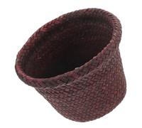 BAZEITFLOW Panier Tressé Naturel Jonc de Mer pour Rangement et Cache Pot Décoratif Intérieur Panier à Fleurs Artisanal pour Salon Cuisine et Bureau Support Polyvalent pour Plantes Fraîches et