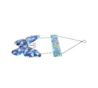 BAZEITFLOW Panneau De Bienvenue Fer Décoration Artisanale Motif Lépidoptère Panneau De Porte Pendentif Mural à Suspendre