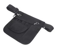 BAZEITFLOW Paquet Banane Infirmière en Tissu Oxford Ceinture Ajustable et Multiples Poches, Organisateur Pratique pour Rangement Outils à Domicile ou Arts et Métiers