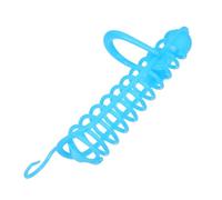 BAZEITFLOW Parrot Food Rack with Safety Lock Plastic Hanging Stand for Parrots and Birds Practical Feeding Toy Rack