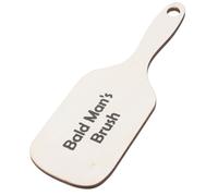 BAZEITFLOW Peigne Bois Large pour Homme Chauve Démêlant Doux et Massage Chevelu Outil de Coiffure et Élégant pour Soins Quotidiens