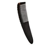 BAZEITFLOW Peigne De Coiffeur En Corne Naturelle, Peigne à Dents Larges 15-18 Cm, Antistatique, Massage Cuir Chevelu, Démêlant Doux, Pour Cheveux Bouclés Et Fins, Usage Quotidien