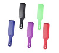 BAZEITFLOW Peigne de Coiffure pour Homme Lot de 5 Pratique Plastique Taille Unique Anti-Enchevêtrement Outil de Coiffage pour Salon et Barbier