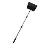 BAZEITFLOW Pelle à Déchets avec Manche Ergonomique Pelle Debout Détachable Inoxydable pour Nettoyage de Fientes de Poulet et Entretien Extérieur Polyvalent