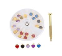 BAZEITFLOW Pendentifs de Manucure Alliage Constellation Chic pour Nail Art DIY Décorations Élégantes pour Ongles Accessoires Nail Art pour Femmes et Filles