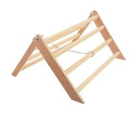BAZEITFLOW Perchoir en Bois pour Poules et Coqs, Jouet D'équilibre Interactif, Bois Naturel, Taille Unique, pour Poulailler et Exercice des Volailles, Adapté aux Poules Domestiques