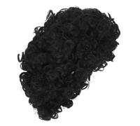 BAZEITFLOW Perruque Afro Bouclée Courte Noire Femme Confortable Style Naturel pour Usage Quotidien Cosplay et Fêtes