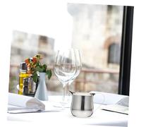 BAZEITFLOW Pichet à Lait Inox pour Sauces et Boissons Pot Multifonction pour Café Restaurant et Maison Design Unique Facile à Nettoyer